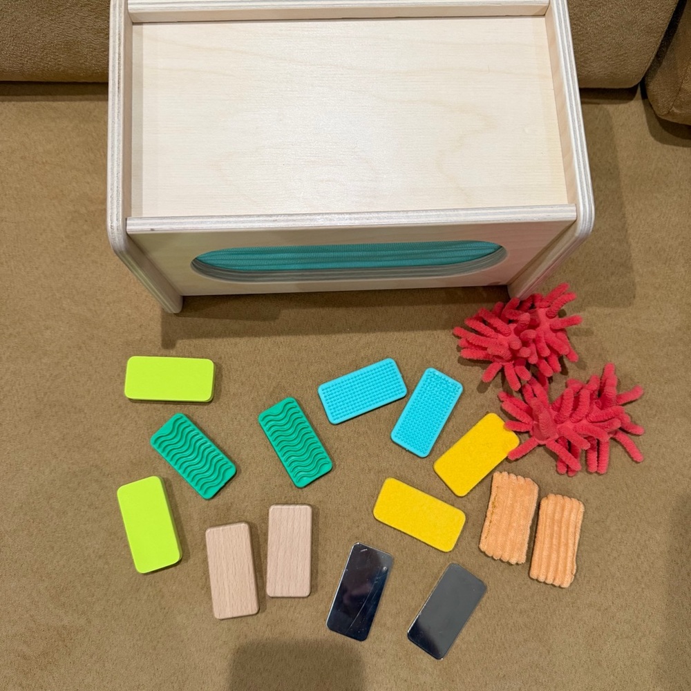 Lovevery Montessori Colorful Sensory Box from the Playkits